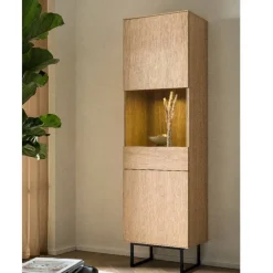 Wohnen Wohnwände<Wohnzimmer-Wohnwand Set - Jaskin (dreiteilig)