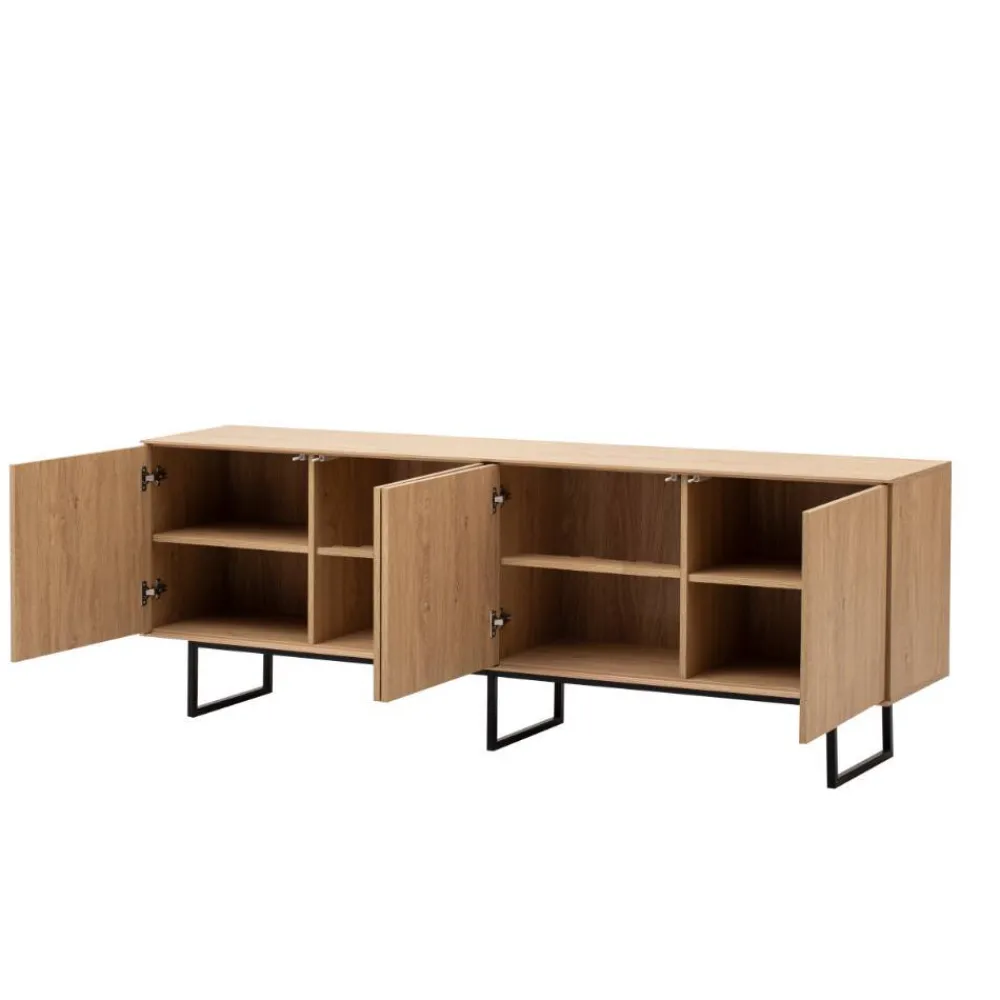 Wohnen Wohnwände<Wohnzimmer-Wohnwand Set - Jaskin (dreiteilig)