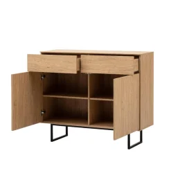 Wohnen Wohnwände<Wohnzimmer-Wohnwand Set - Jaskin (dreiteilig)