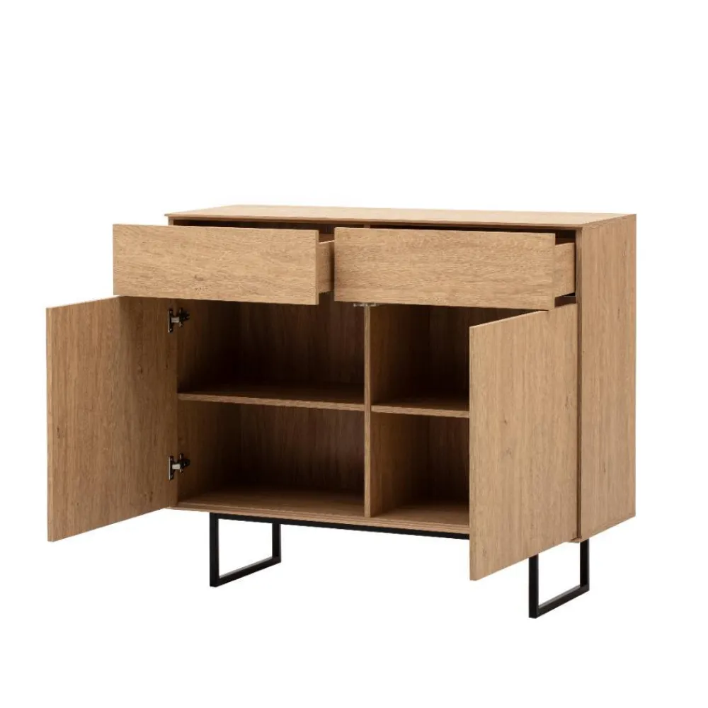 Wohnen Wohnwände<Wohnzimmer-Wohnwand Set - Jaskin (dreiteilig)