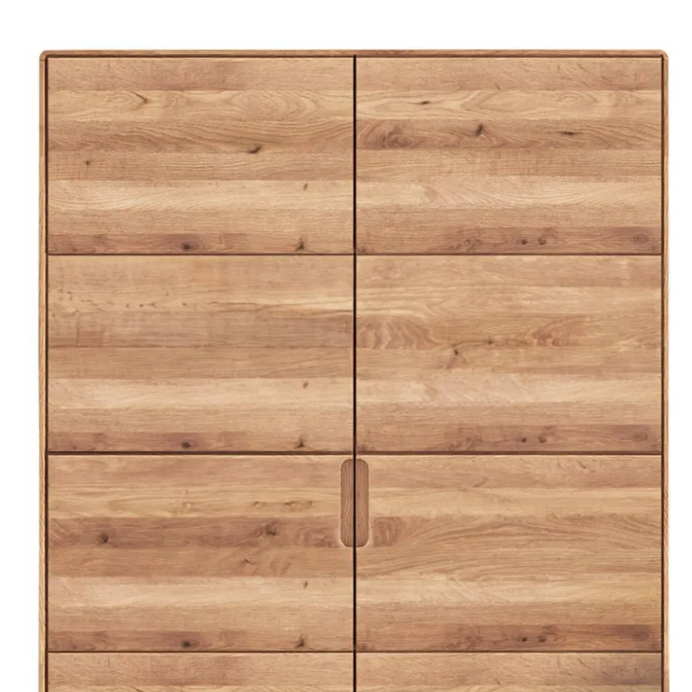 Wohnen Highboards<Wäscheschrank aus Wildeiche Massivholz - Feanor