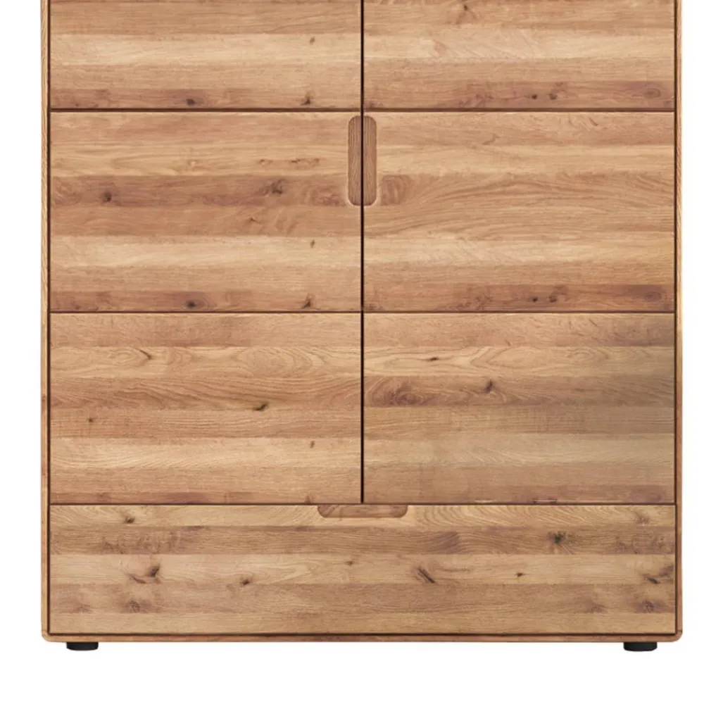 Wohnen Highboards<Wäscheschrank aus Wildeiche Massivholz - Feanor