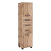 Wohnen Schränke<40x164 Badschrank mit 3 Schubladen - Iskro