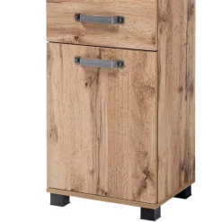Wohnen Schränke<40x164 Badschrank mit 3 Schubladen - Iskro