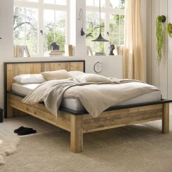 Wohnen Betten<140x200 Bett & Nachttisch Paneele - Naiavio (dreiteilig)