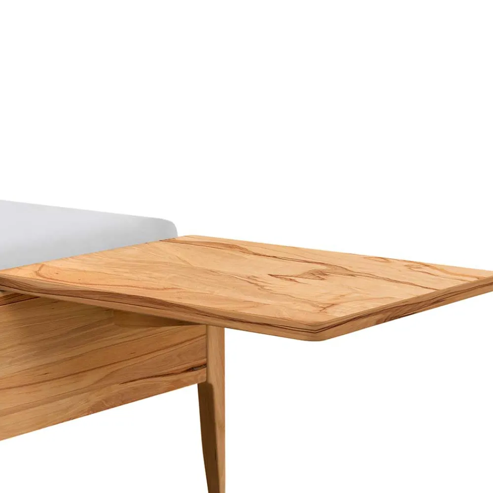 Wohnen Betten<140x200 Bett aus Wildbuche massiv - Roverario