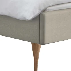 Wohnen Betten<140x200 Bettgestell gepolstert in Beige - Duarto