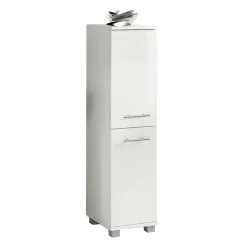 Wohnen Schränke<31x117 cm Badezimmer Schrank mit 2 Türen - Amassa
