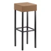 Wohnen Hocker<34x34 cm Barhocker in Hellbraun - Masure