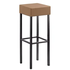 Wohnen Hocker<34x34 cm Barhocker in Hellbraun - Masure