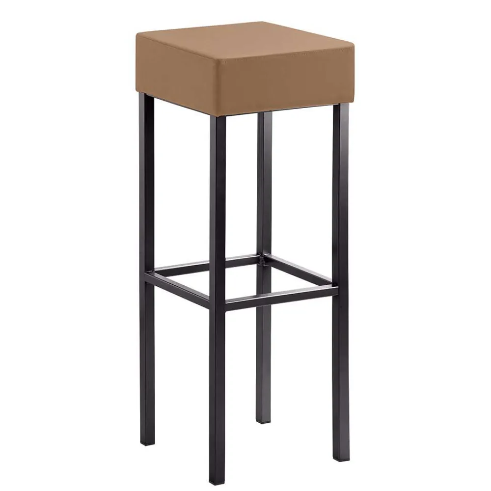 Wohnen Hocker<34x34 cm Barhocker in Hellbraun - Masure