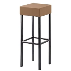 Wohnen Hocker<34x34 cm Barhocker in Hellbraun - Masure