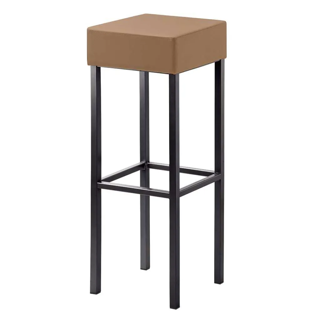 Wohnen Hocker<34x34 cm Barhocker in Hellbraun - Masure