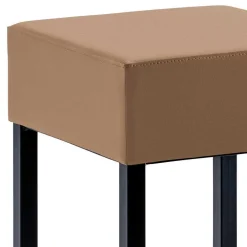 Wohnen Hocker<34x34 cm Barhocker in Hellbraun - Masure