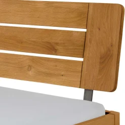 Wohnen Betten<140x200 cm Bettgestell aus Massivholz Wildeiche - Carismata