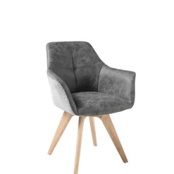 Wohnen Sitzgruppe<180x90 cm Esstisch & Tischsessel - Khawala (siebenteilig)