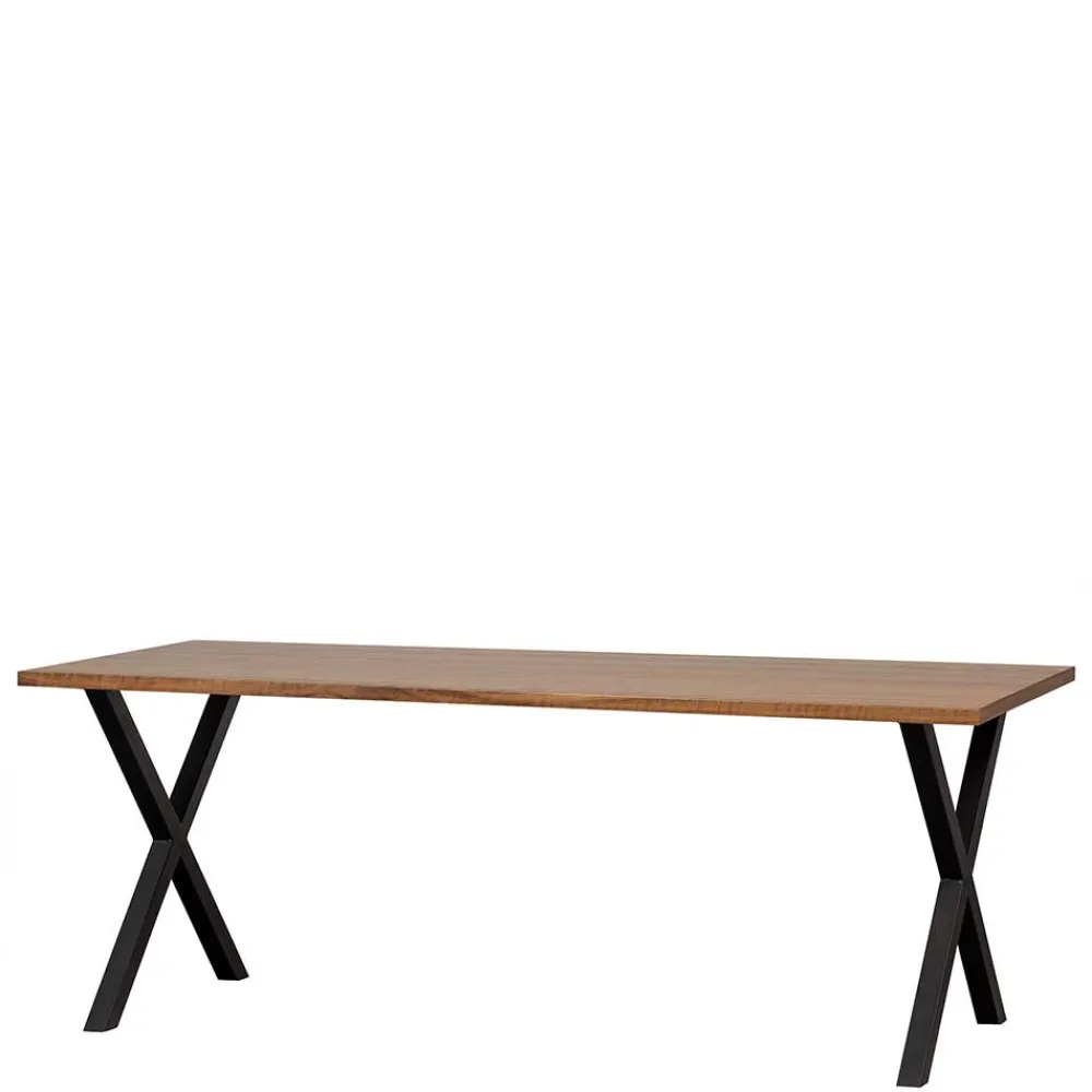 Wohnen Tische<200x90 cm Esszimmertisch in Walnuss Furnier - Athias