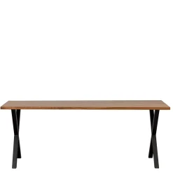 Wohnen Tische<200x90 cm Esszimmertisch in Walnuss Furnier - Athias