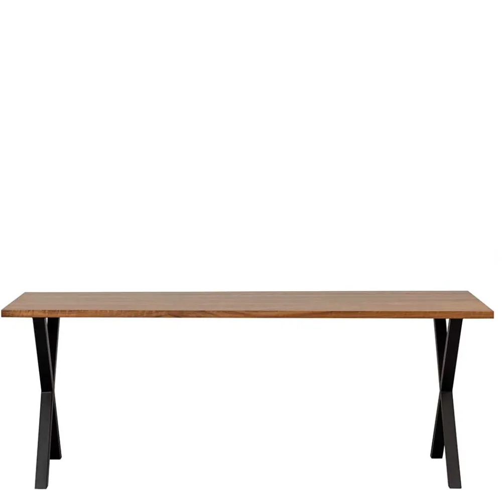 Wohnen Tische<200x90 cm Esszimmertisch in Walnuss Furnier - Athias