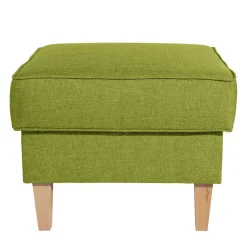 Wohnen Hocker<53x53 cm Hocker in Gelbgrün Stoff - Jenyca