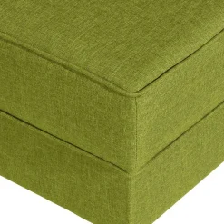 Wohnen Hocker<53x53 cm Hocker in Gelbgrün Stoff - Jenyca
