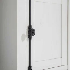 Wohnen Sideboards<152x83 cm Landhaus Anrichte in Weiß - Chelles