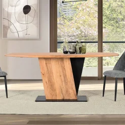 Wohnen Tische<240x100 cm Tisch aus Akazie Massivholz - Moleda