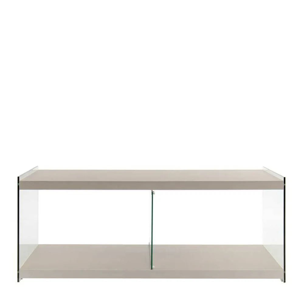 Wohnen Tv & Hifi-Möbel|Lowboards<120x60 cm TV Tisch mit Glas Wangen - Culagan