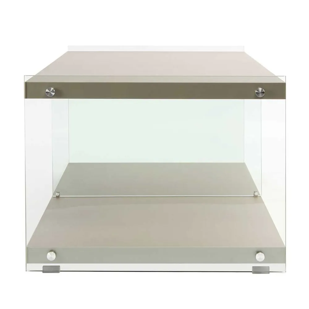 Wohnen Tv & Hifi-Möbel|Lowboards<120x60 cm TV Tisch mit Glas Wangen - Culagan