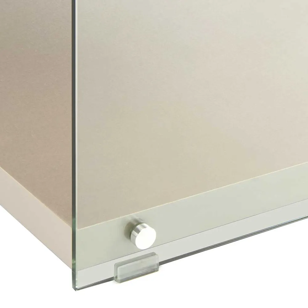 Wohnen Tv & Hifi-Möbel|Lowboards<120x60 cm TV Tisch mit Glas Wangen - Culagan