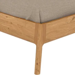 Wohnen Betten<140x200 Designbett aus Wildeiche - Puwa