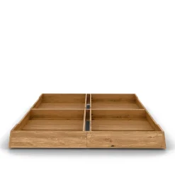 Wohnen Betten<140x200 Designbett aus Wildeiche - Puwa