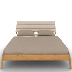 Wohnen Betten<140x200 Designbett aus Wildeiche - Puwa