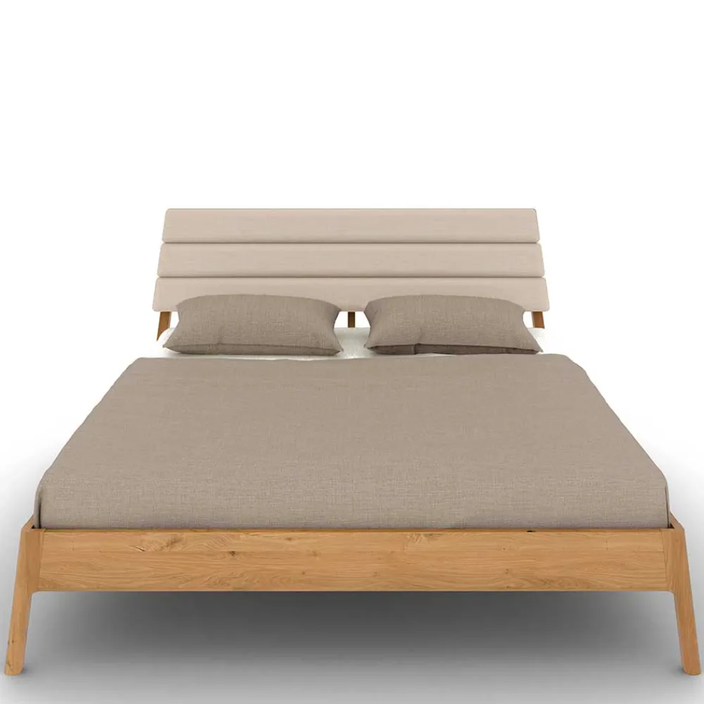 Wohnen Betten<140x200 Designbett aus Wildeiche - Puwa