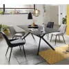 Wohnen Sitzgruppe<180x90 Essenstisch mit 4 Stühlen - Leggera (fünfteilig)