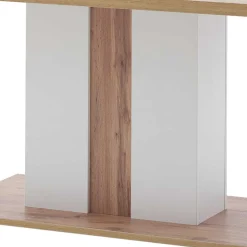 Wohnen Tische<160x90 Esstisch mit Säulenfuß zweifarbig - Caldri