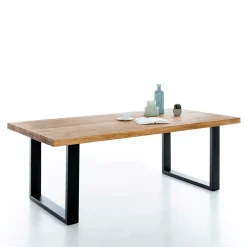Wohnen Tische<200x100 Esszimmertisch mit U-Gestell Schwarz - Arello