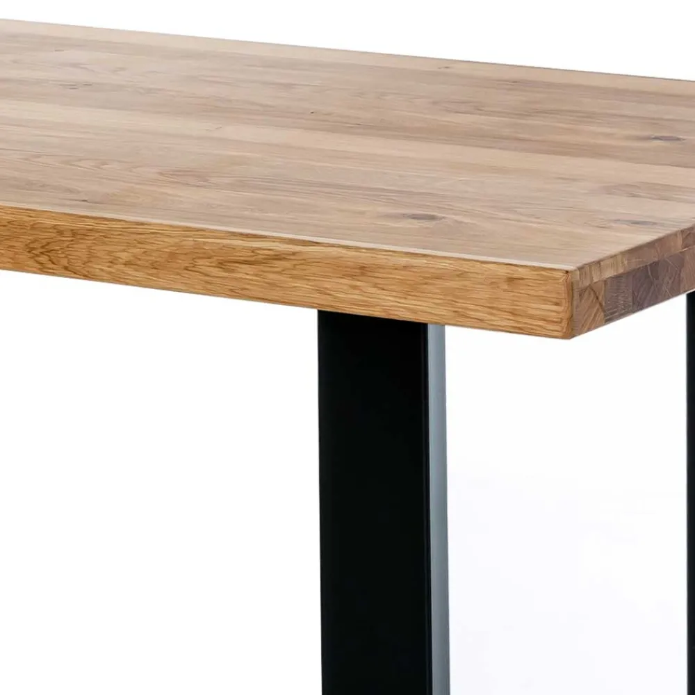 Wohnen Tische<200x100 Esszimmertisch mit U-Gestell Schwarz - Arello
