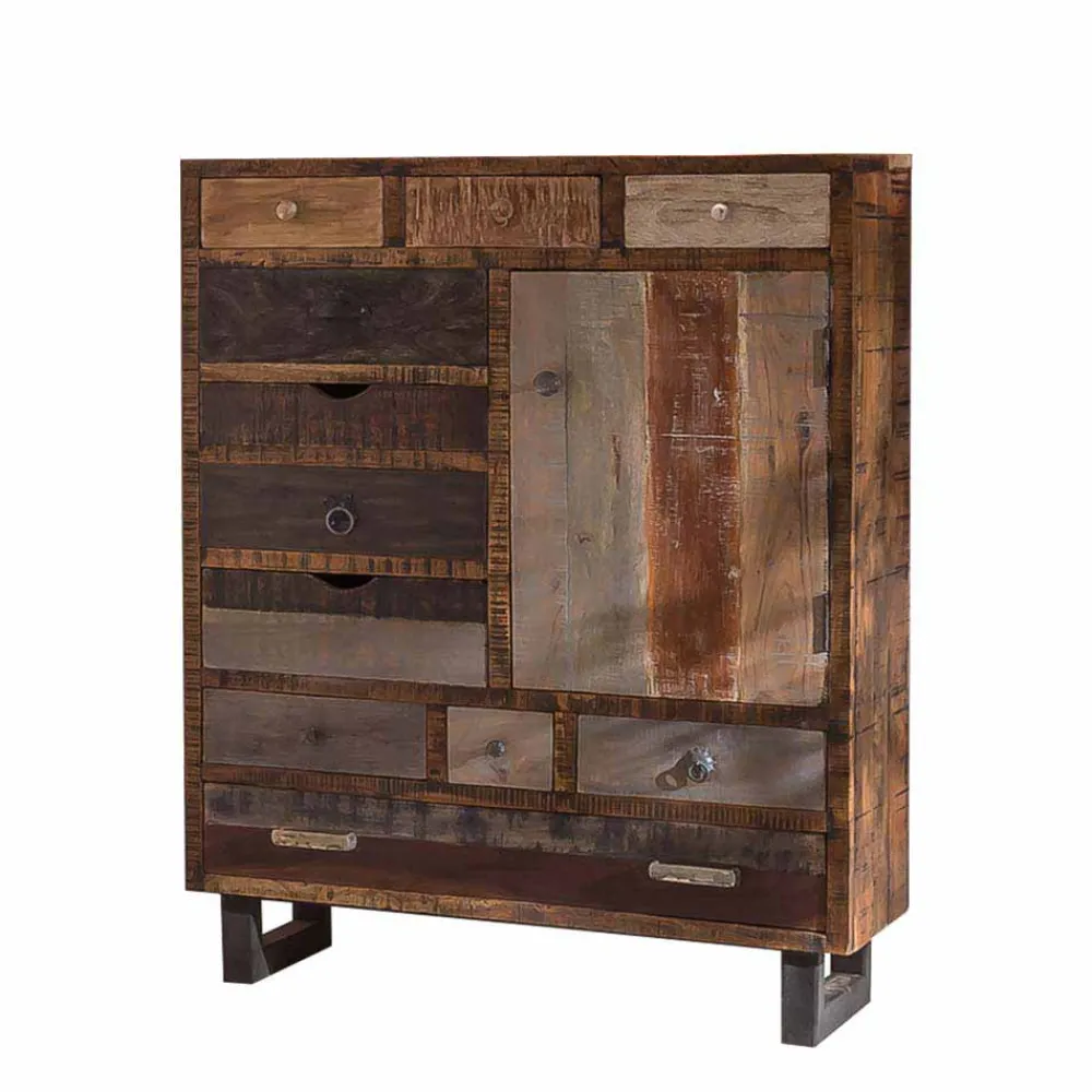 Wohnen Highboards<90x120 Highboard mit 11 Schubladen - Bahiro