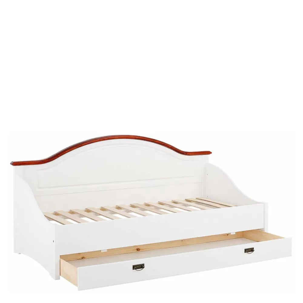 Wohnen Betten<90x200 Landhaus Kojenbett inkl Lattenrost - Beapta