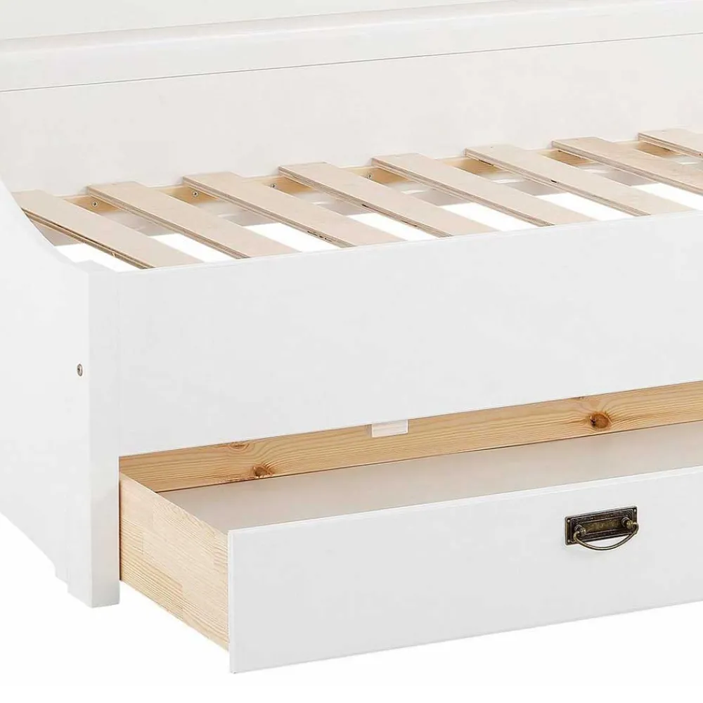 Wohnen Betten<90x200 Landhaus Kojenbett inkl Lattenrost - Beapta