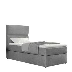 Wohnen Betten<90x200 Polsterbett in Grau - Pandaua