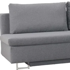 Wohnen Sofas<150x200 Schlafcouch mit Bettkasten in Hellgrau Batista mit Kaltschaum