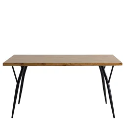 Wohnen Tische<150x90 Skandi Designtisch in Eiche Dekor - Euskal