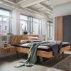 Wohnen Betten<140x200 Wildeiche Bett mit Kufen - Manarola