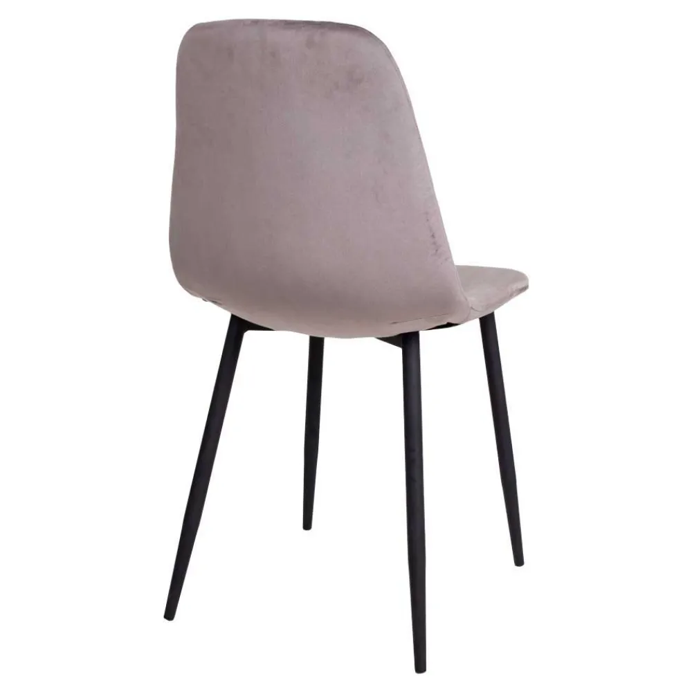 Wohnen Sitzgruppe<140x95 X-Fuß Esstisch & 4 Stühle - Turino (fünfteilig)