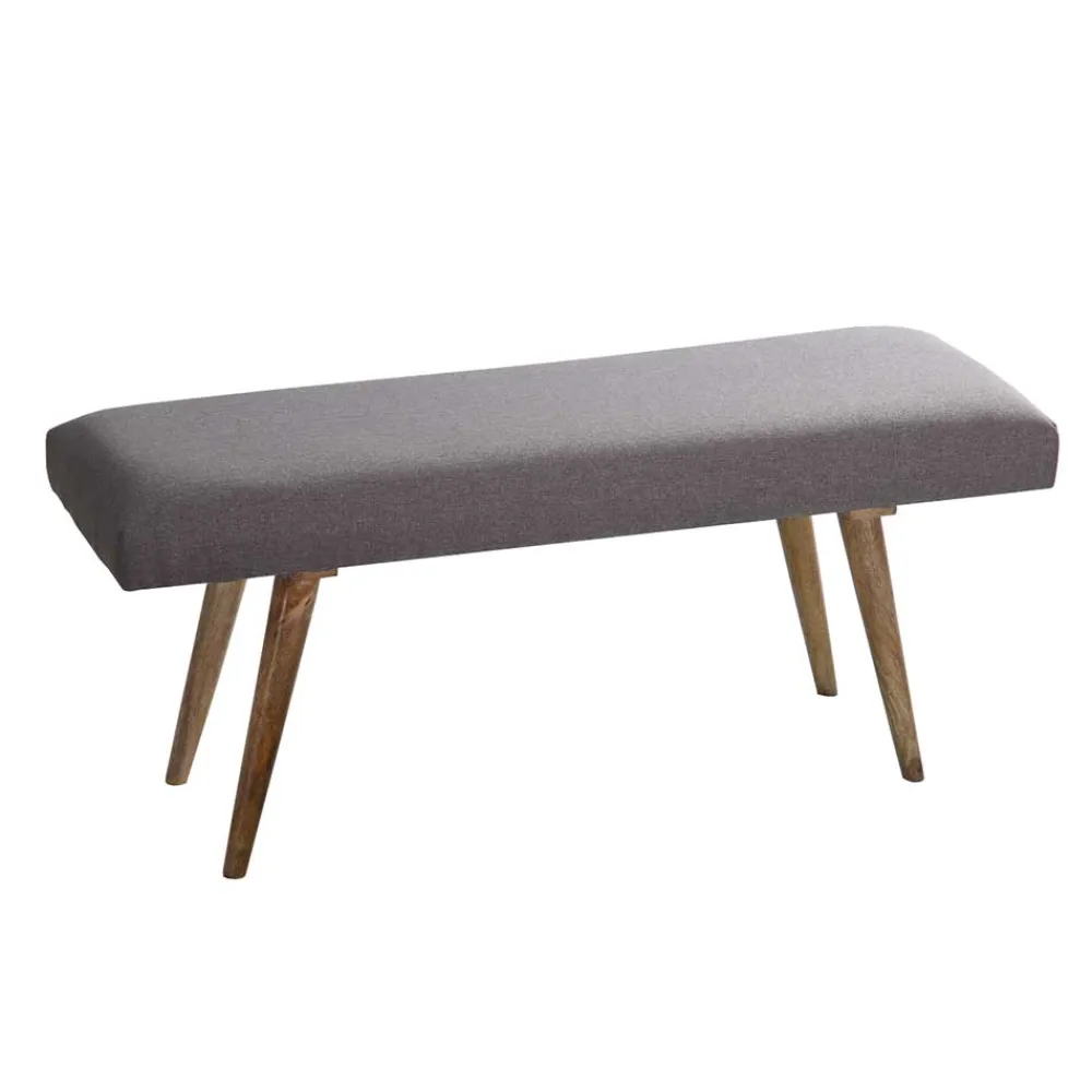 Wohnen Sitzbank<117x38cm Polsterbank im Mid Century Stil - Africo