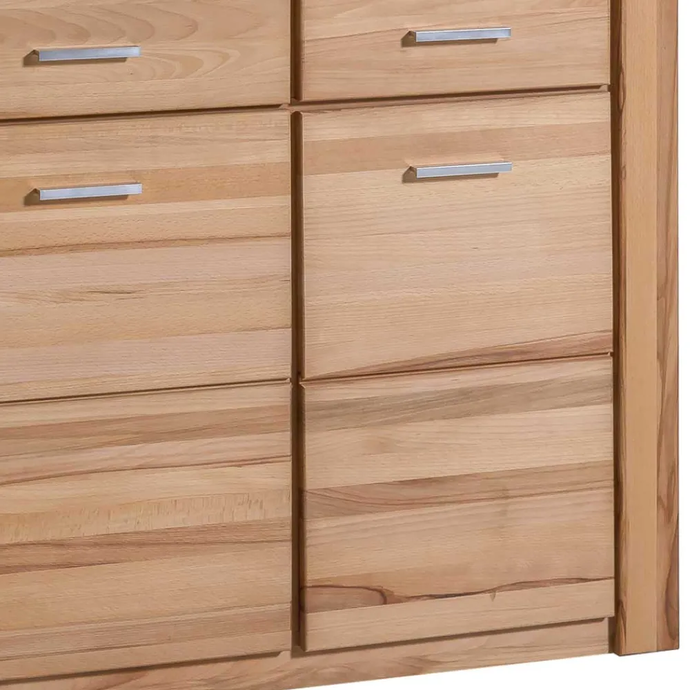 Wohnen Vitrinen<108x200cm Wohnzimmerschrank aus Kernbuche - Uhelia