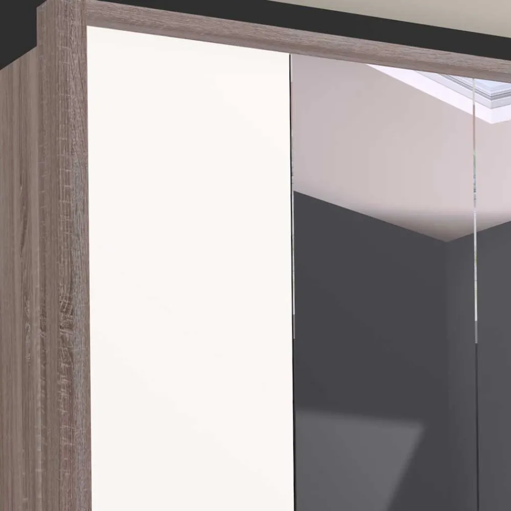 Wohnen Kleiderschränke|Schränke<XL Kleiderschrank mit Spiegel - Tivierto