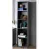 Wohnen Regale|Vitrinen<46x196x45 5 Fächer Regal in Anthrazit - Navlius